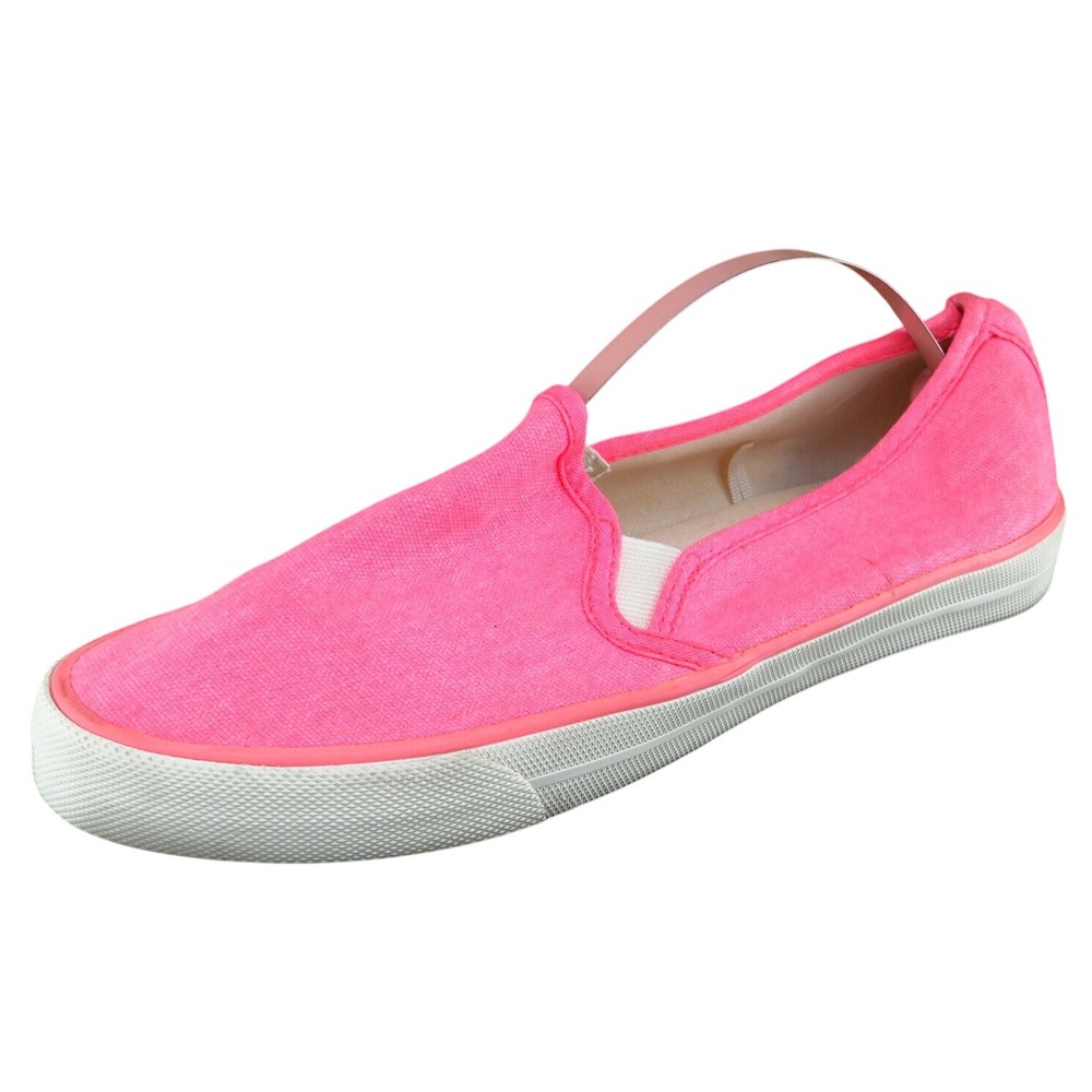 American Eagle Outfitters Women Sz 7 M‎ Pink Flat Fabric Shoes